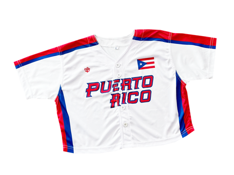 PUERTO RICO WOMENS CROP TOP JERSEY