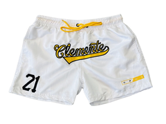 CLEMENTE WHITE EMBROIDERY SHORTS
