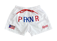 P FKN R EMBROIDERY SHORTS