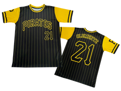 CLEMENTE PIRATES BLACK/GOLD JERSEY